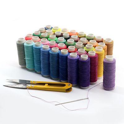 High Tension Polyester 0,8mm hilo encerado para coser a mano y coser cordones de zapatos DIY