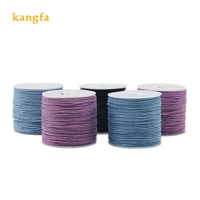100% de algodón rollo cordón de cera hilo cordón de cuerda correa para joyería haciendo cono de plástico