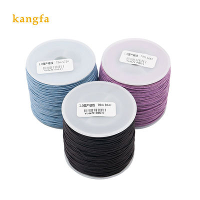 100% de algodón rollo cordón de cera hilo cordón de cuerda correa para joyería haciendo cono de plástico