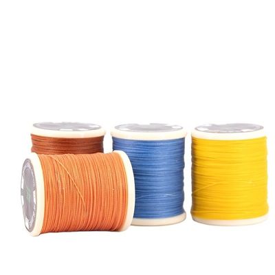 Coser a mano 30g hilo de cera redondo de un rollo para artesanías de cuero de bricolaje 0.55MM poliéster