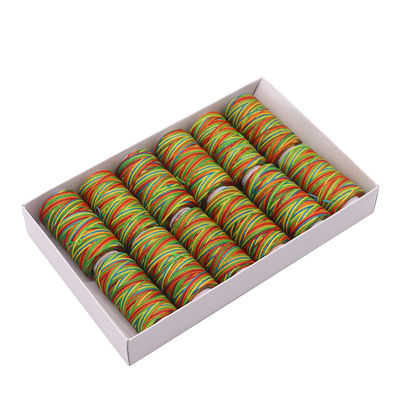 Accesorios de cuero 1mm 150D hilo de cera de cuero y duradero para 50m color arco iris
