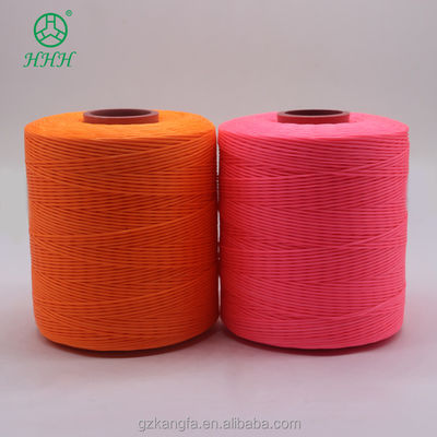 210D/1*16 Filamento de cera de 1 mm Filamento de poliéster para volante Cosido resistente a sustancias químicas