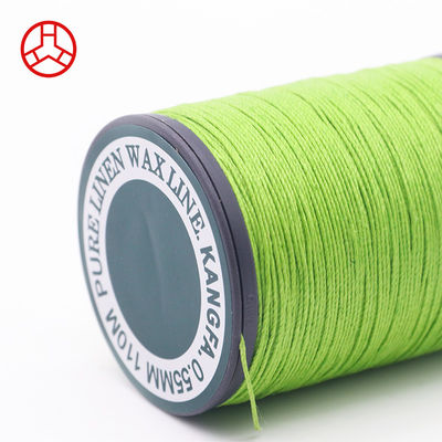 Tejido a mano 0,55 mm hilo de lino encerado 120 m en 40 colores para proyectos de macrame