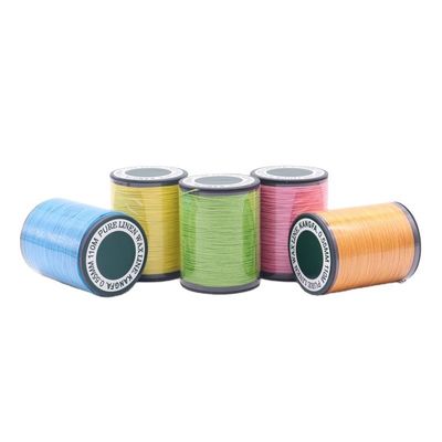 Tejido a mano 0,55 mm hilo de lino encerado 120 m en 40 colores para proyectos de macrame