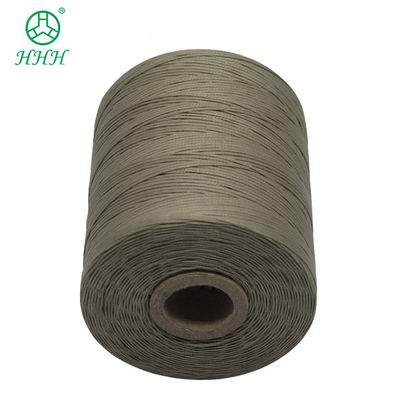 Protección UV 150D/16 400g Calzado de cuero de costura encerado Cordón de cera plana Filamento trenzado de poliéster