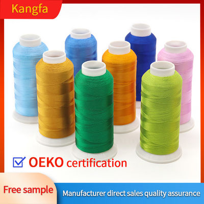 720 colores 120D/2 100% hilo de bordado de poliéster para la máquina de bordado 120g peso neto