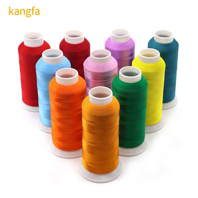 Máquina de bordado industrial 4000 Yard 75d 120d/2 Polyester hilo de costura de bordado