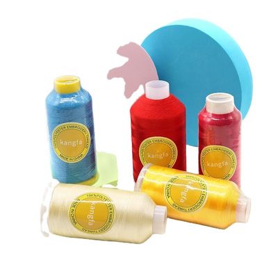 Filamento de bordado 720 colores Selección Filamento de máquina de poliéster personalizado 100g/espol