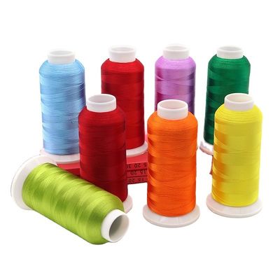 Filamento de bordado 720 colores Selección Filamento de máquina de poliéster personalizado 100g/espol
