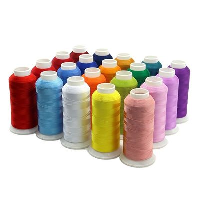 Hilo de costura de bordado industrial 40/2 5000m Resistente a altas temperaturas 75d 120d/2