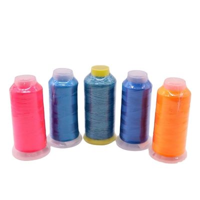 120D hilo de bordado de rayón viscoso con protección UV resistencia a la abrasión