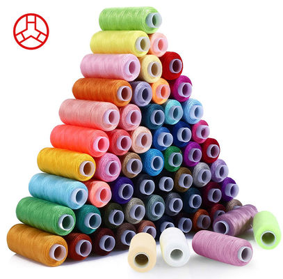 60 colores de hilo de coser de poliéster para bricolaje de máquina de bordado de protección UV