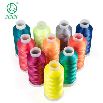 OEM ODM Aceptación 120D / 2 Viscose Rayon hilo de bordado con cono de plástico