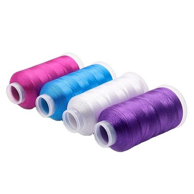 120d/2 hilo reflector de seda para bordado alta velocidad 5000 yardas alta tenacidad